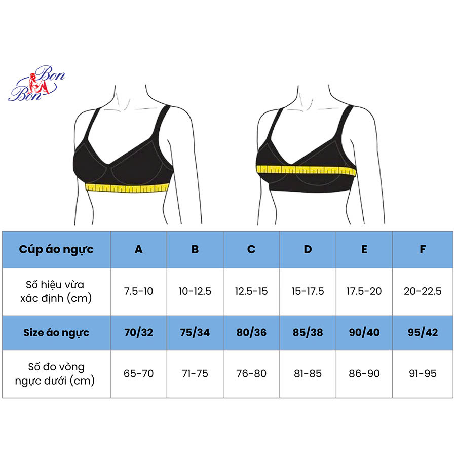 Áo lót mút mỏng, phối ren Bon Bon - BV3393
