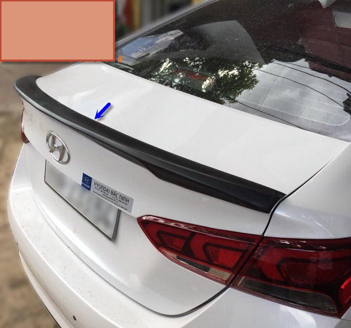 ĐUÔI GIÓ LIỀN CỐP THEO XE HYUNDAI ACCENT 2018 2019 2020 2021 2022 TẶNG KÈM BẮNG DÍNH HAI MẶT HÀNG MỘC CHƯA SƠN