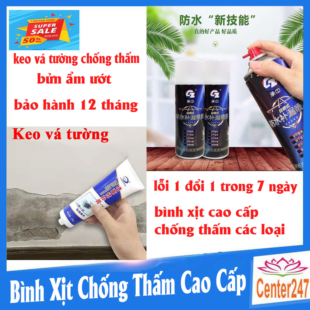 BÁO GIÁ Bình Xịt Chống Thấm Mái Tôn | Shopee Lazada Sendo Tiki mới nhất 4 Bình xịt chống thấm, keo chống thấm đa năng, thách thức mọi bề mặt, keo chống thấm mái tôn, chống dột mái nhà, tường, ống nhựa + tặng kèm 1 lọ keo vá tường chống thấm nước - center247