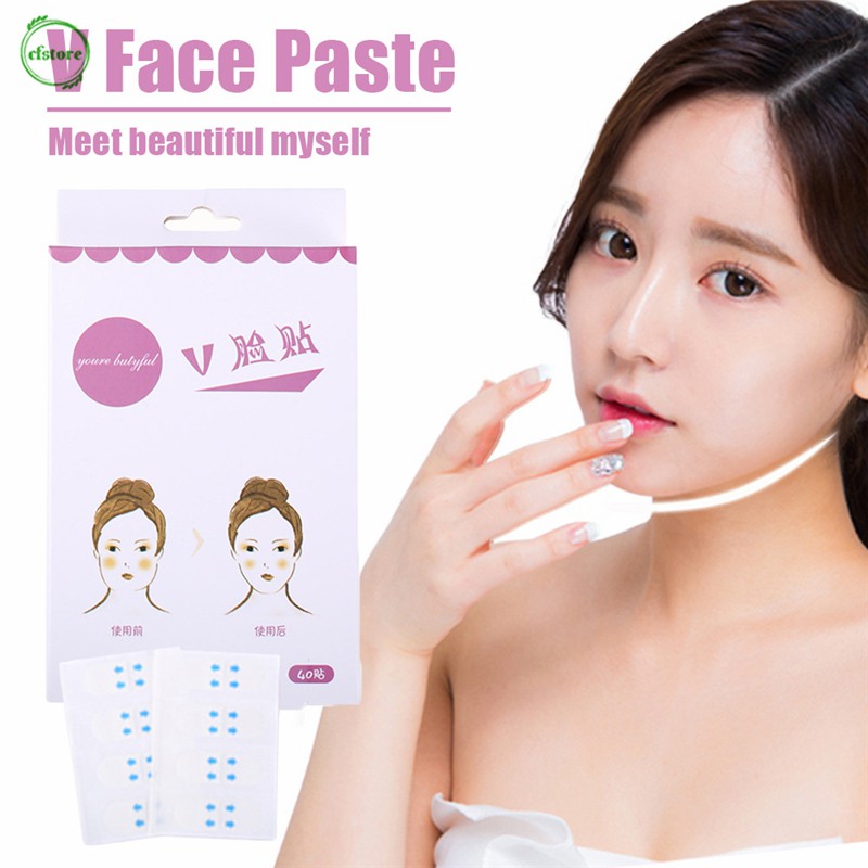 Hộp 40 miếng dán VLine thon gọn mặt