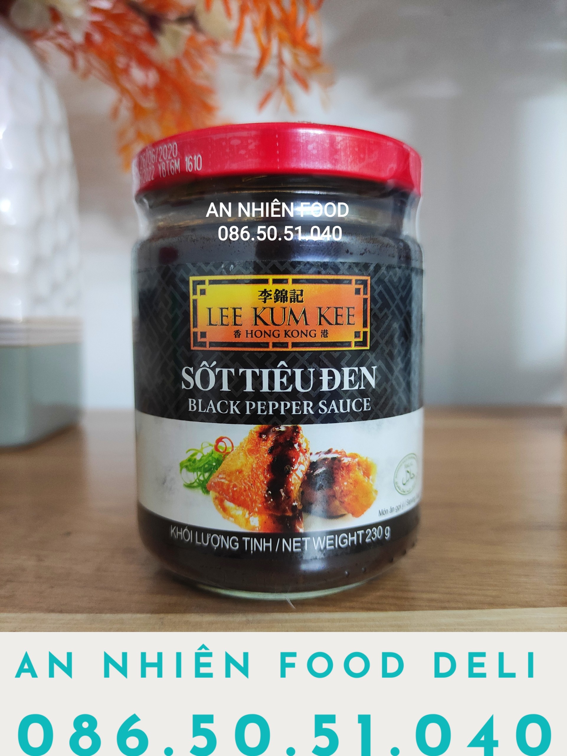 Sốt Tiêu Đen Lee Kum Kee 230Gram
