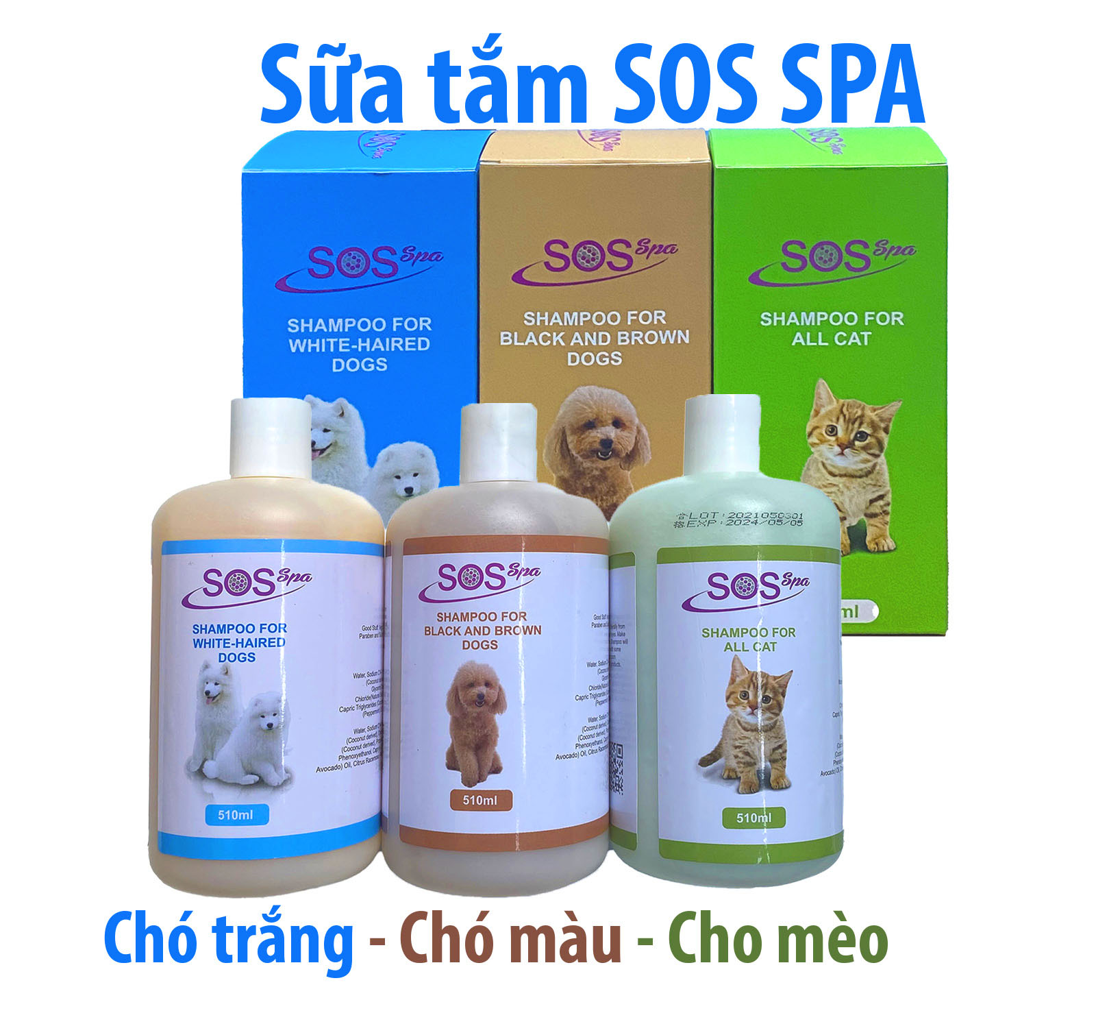 Sữa tắm cho chó mèo ORGO 530 sampoo omega Spa