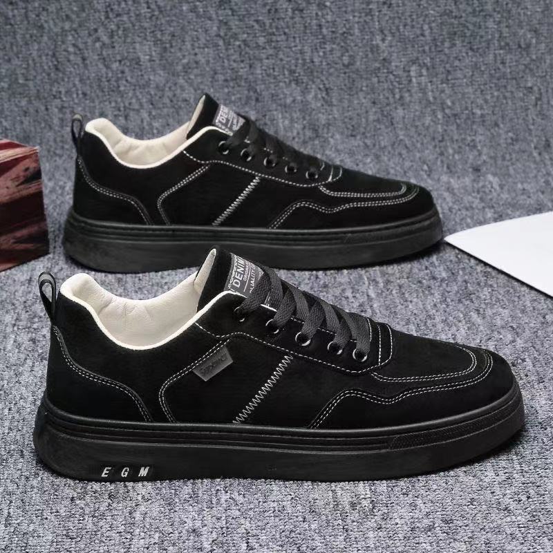 [Ảnh thật - Free Ship] Giày Sneaker Nam, Giày Da Nam Thấp Cổ Da Lộn NEW 2023 - Fullbox