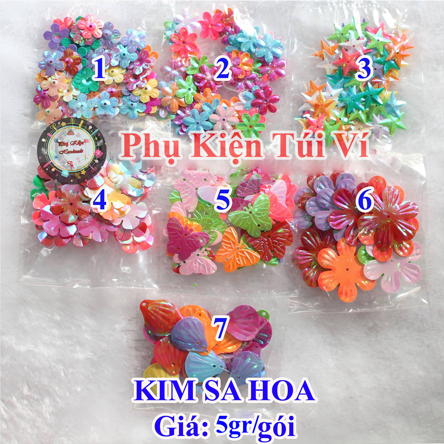 Handmade Flower Sequins (14K/Package)