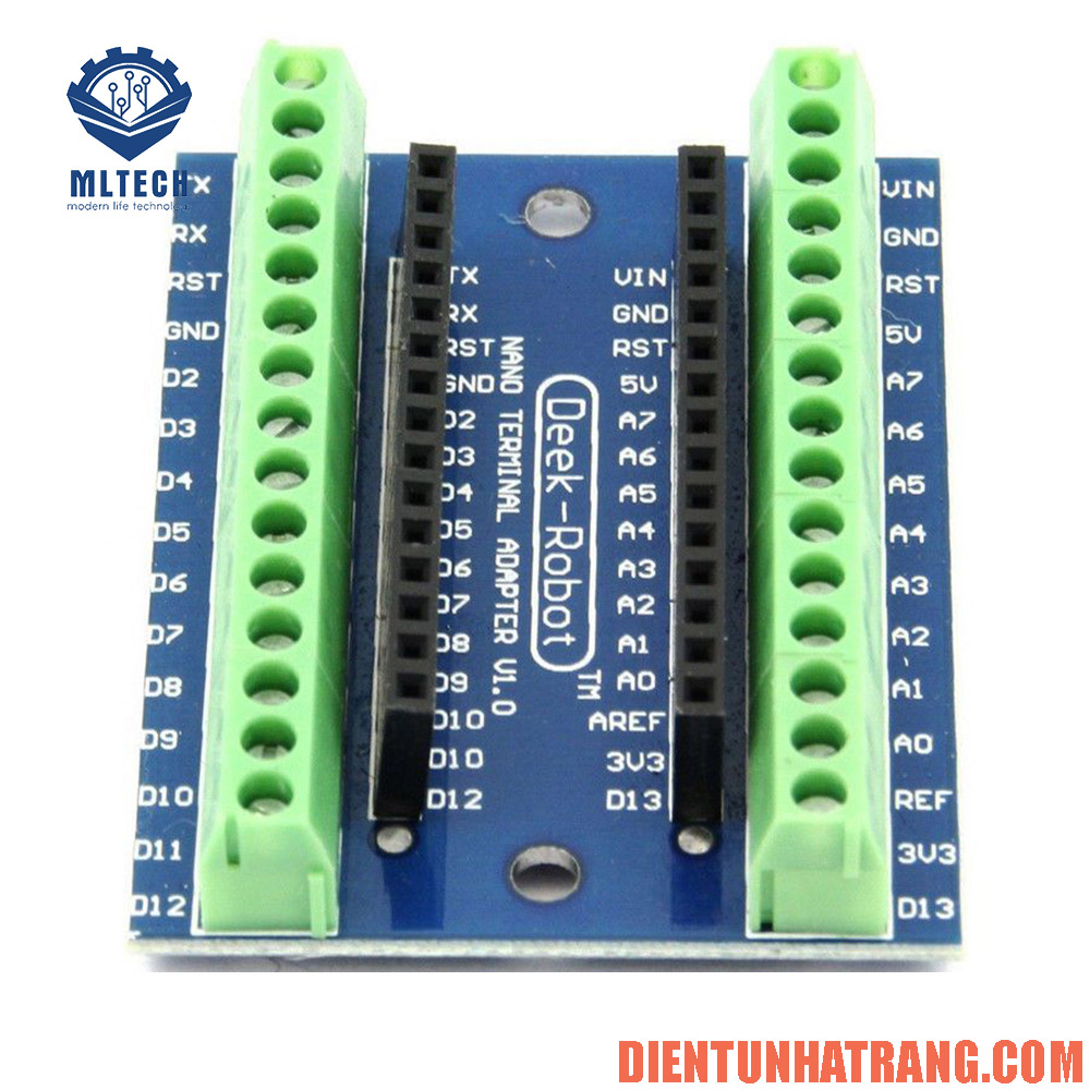 Đế ra chân Arduino Nano IO Shield V1.0
