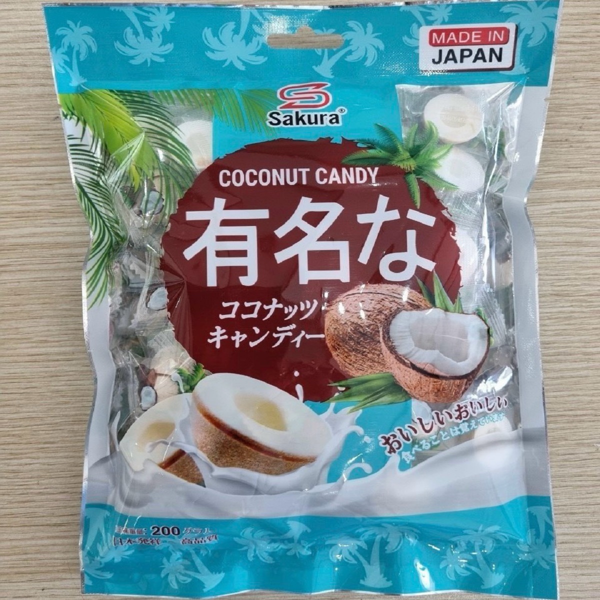Kẹo Dừa Giòn Sakura Nhật Bản [200g] [SIÊU NGON] [HOT HIT]