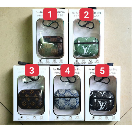 [Lấy mã miễn phí vận chuyển] Vỏ bọc giả da Lv Gc Supreme AirPods 3 ( Pro )🌟 cho hộp sạc tai nghe Bluetooth Airpod 3