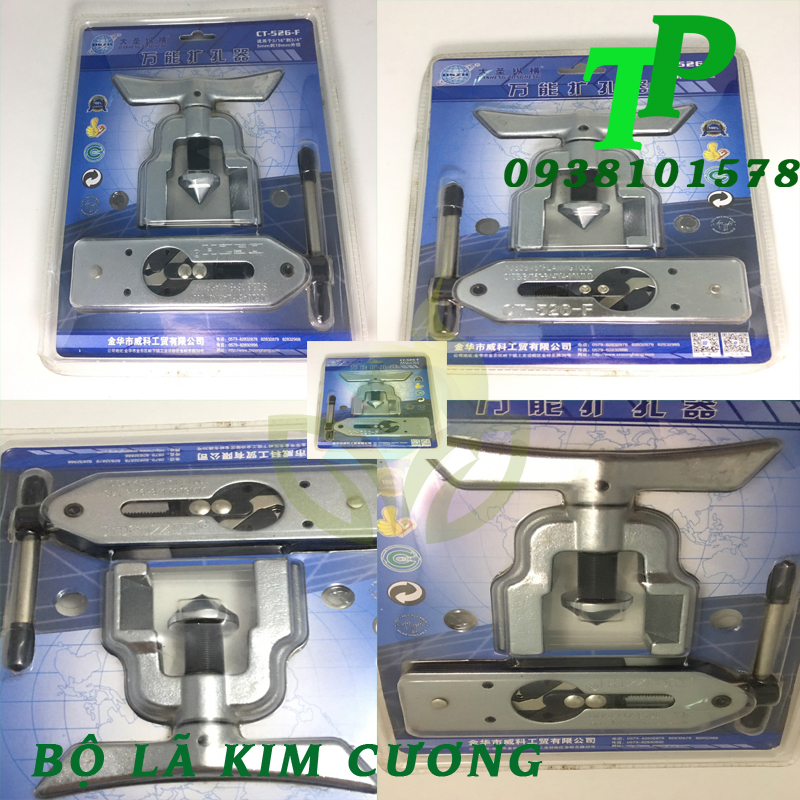 Bộ lã ống đồng điều hoà kim cương ct256-f đa năng 6-19mm