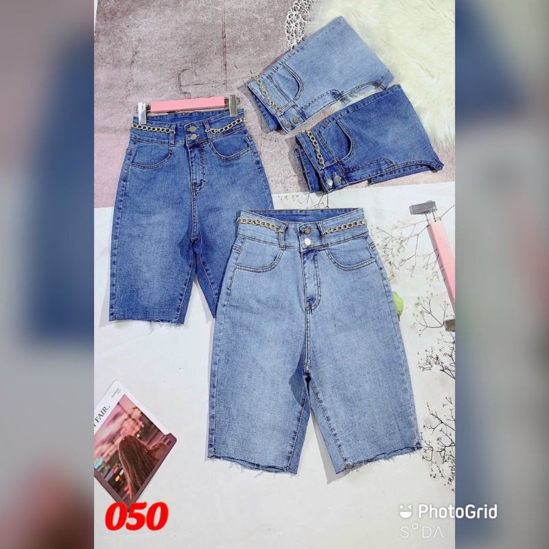 [HCM]Quần Jean Ngố Ôm Cao Cấp Phối Xích
