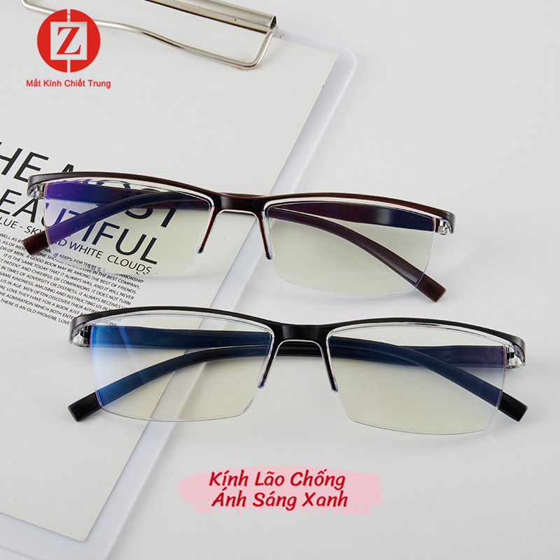 Kính đọc sách chất lượng cao, kính có độ viễn thời trang cho cả nam và nữ, siêu nhẹ, gọng dẻo mã T8616