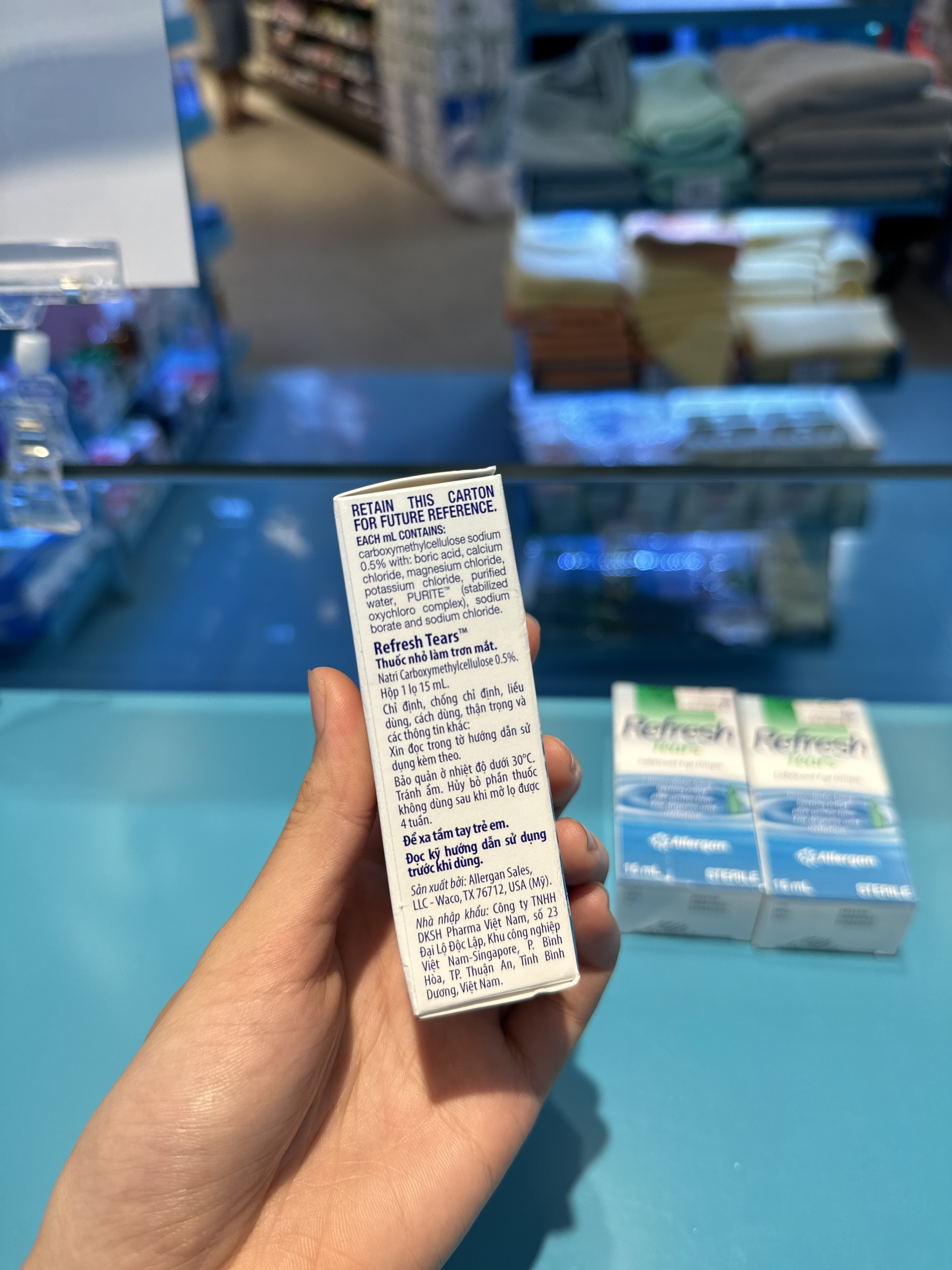 Nước nhỏ mắt Refresh Tears Lubricant Eye Drops chai 15ml