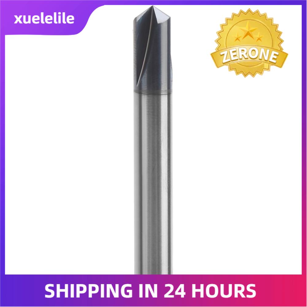 3‑Flute Chamfer Cutter Drill Bit Tungsten Steel 120° CNC Chamfering End Mill Tool