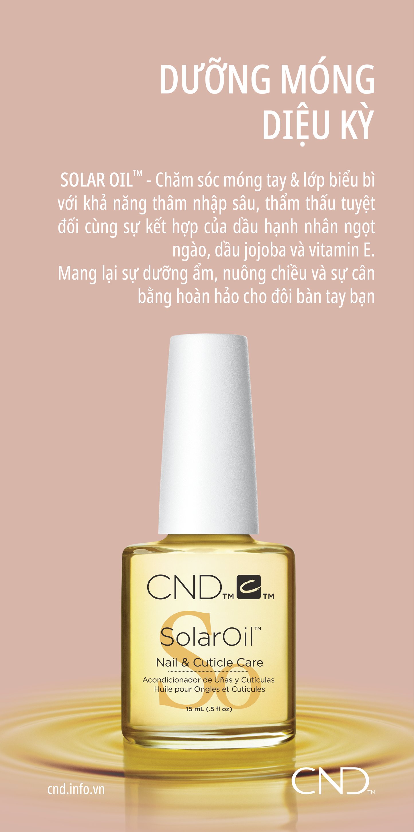 [HCM]Dưỡng móng CND Solar oil (15ml)