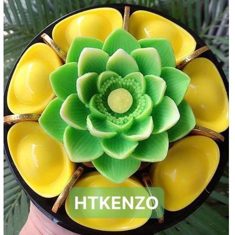 Khuôn silicon làm hoa sen nở lớn 10cm