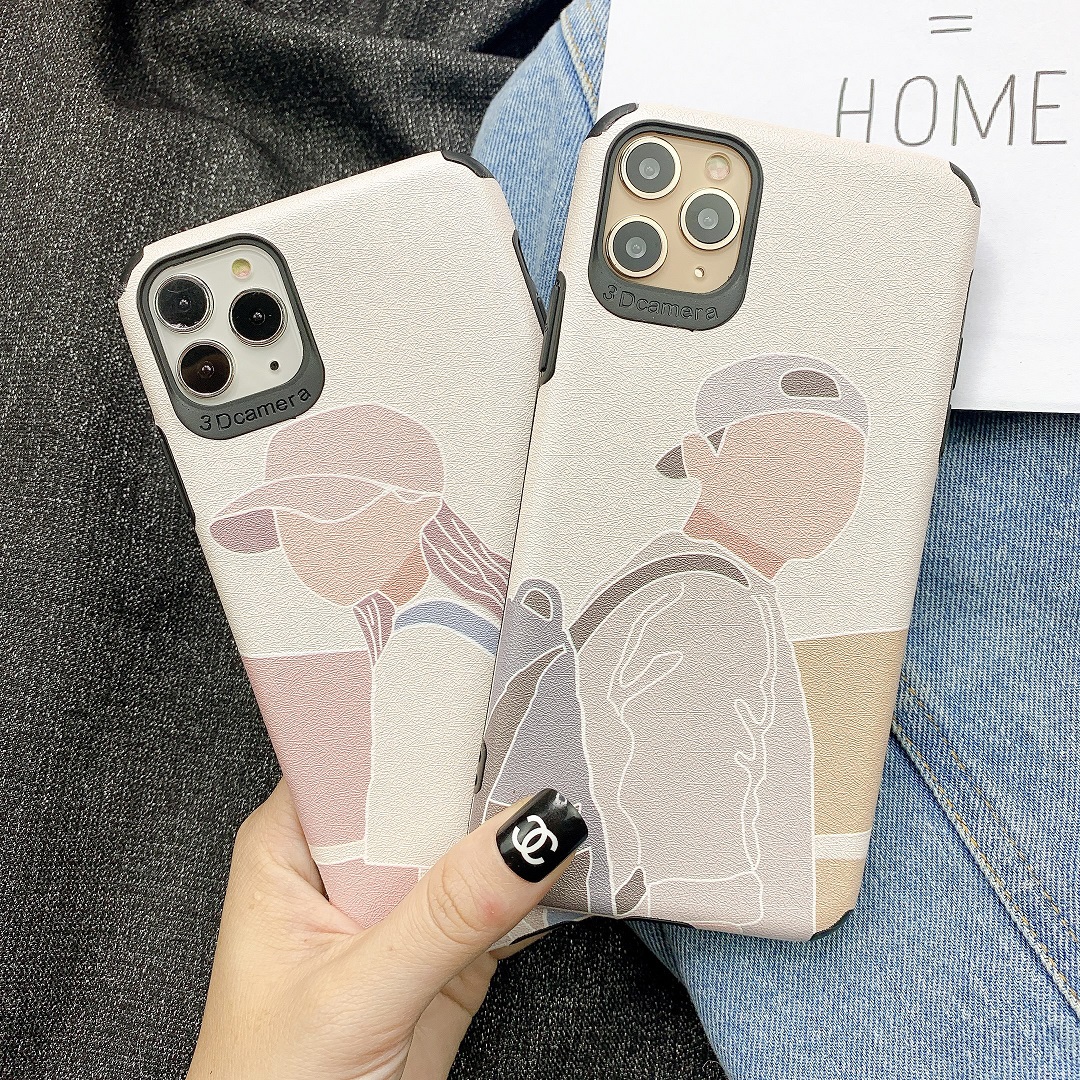 Ốp Lưng Da IMD Boy x Girl
