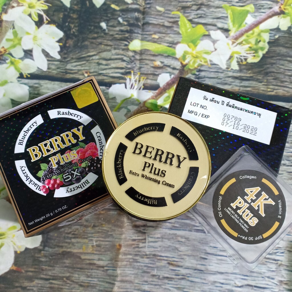 [HCM][ CHÍNH HÃNG ] Kem Dưỡng 4K BERRY PLUS 5X THÁI LAN