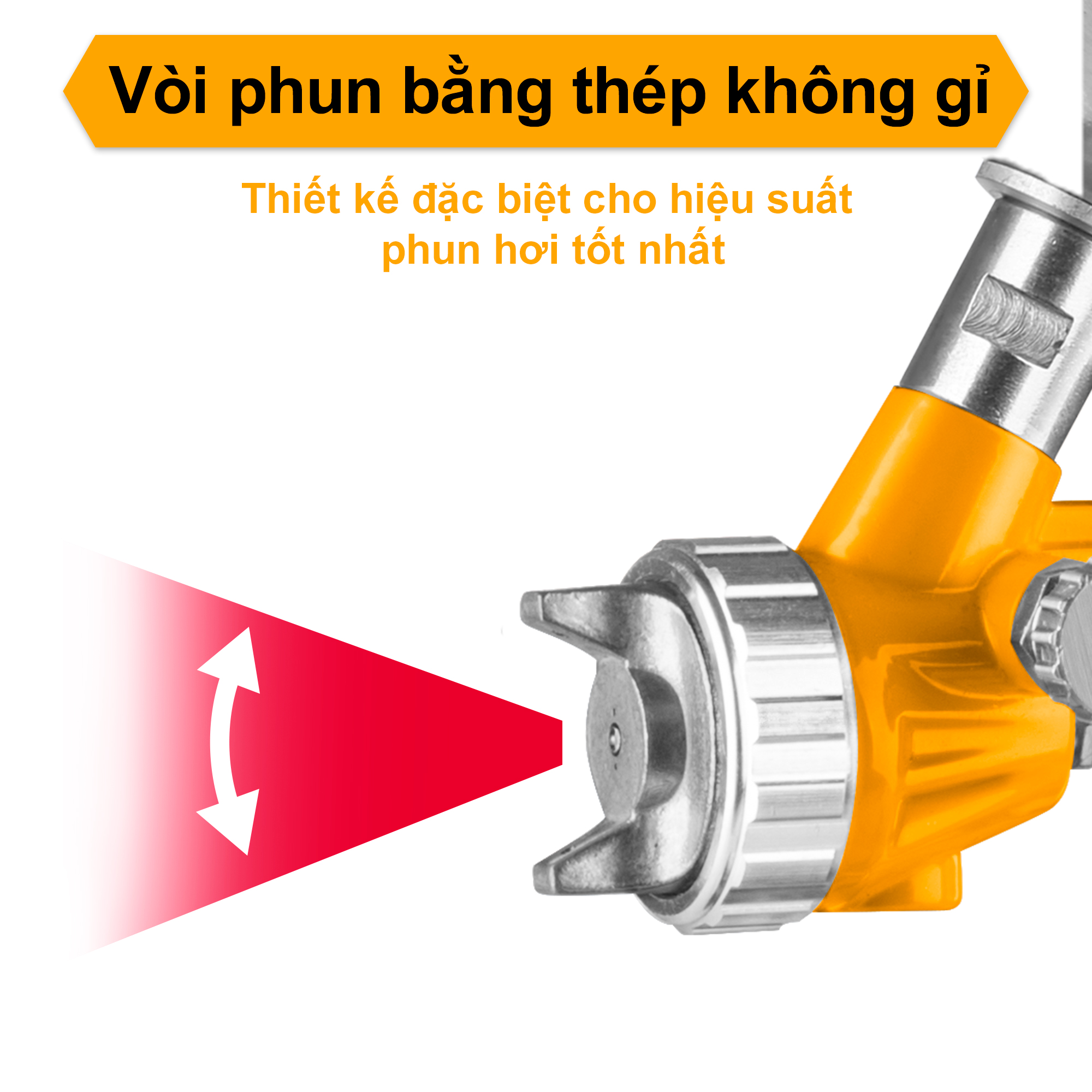 Súng phun sơn tiêu chuẩn 1.5mm INGCO ASG4041