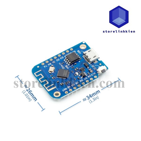 Module Thu Phát Wifi ESP8266 NodeMCU Lua D1 mini v3.0 4mb