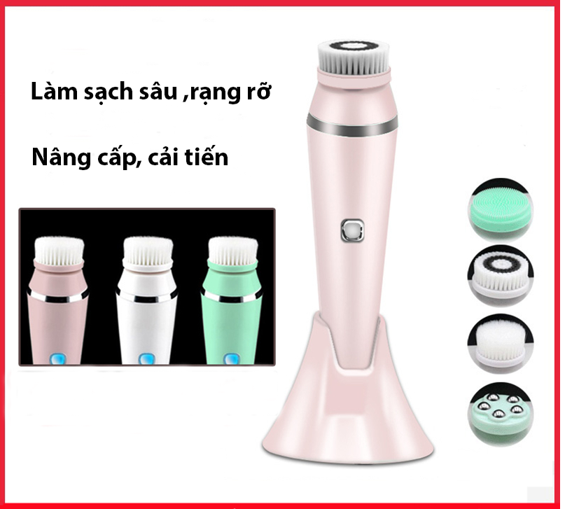 Máy rửa mặt 4 đầu cọ đa chức năng thiết kế mới năm 2022 CSSD14BS