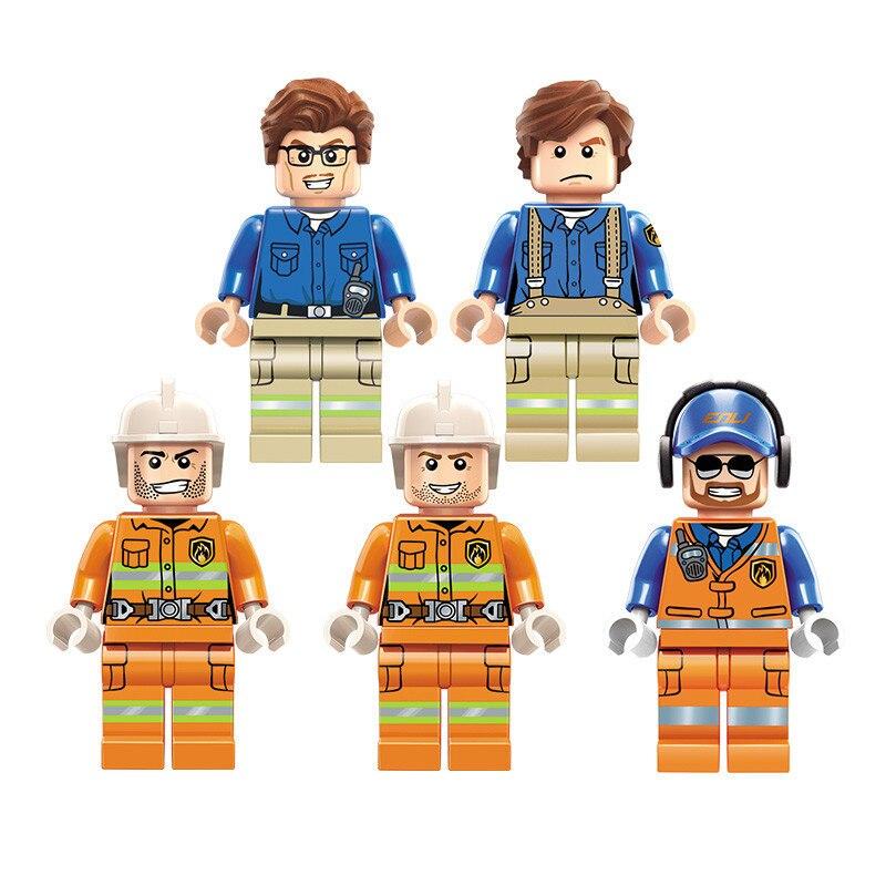 Lắp ráp Lego Trạm Cứu Hỏa - enlighten 2808