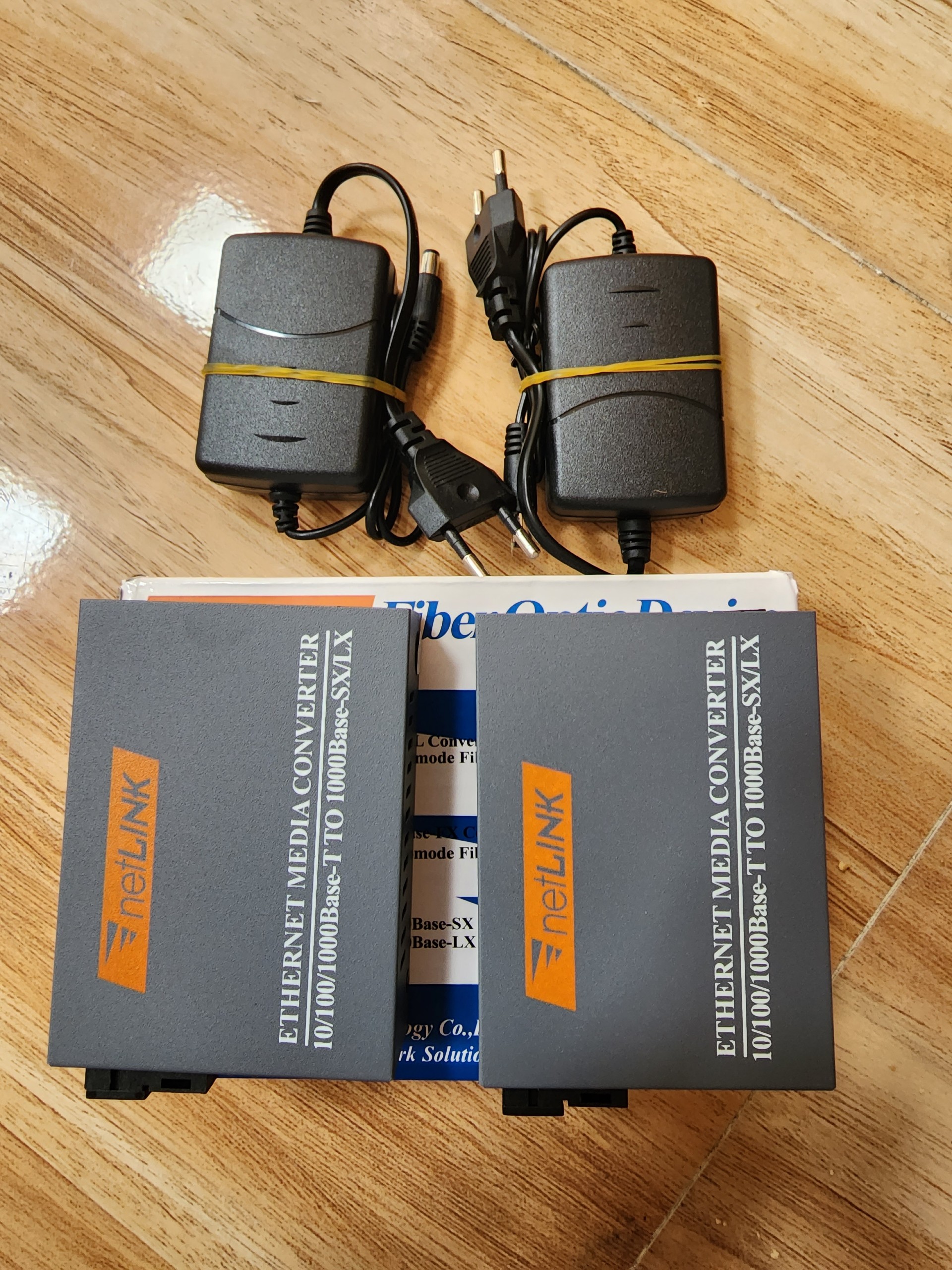 Converter Quang 1000MB (1GB) Netlink, Single Mode 20km HTB-GS-03