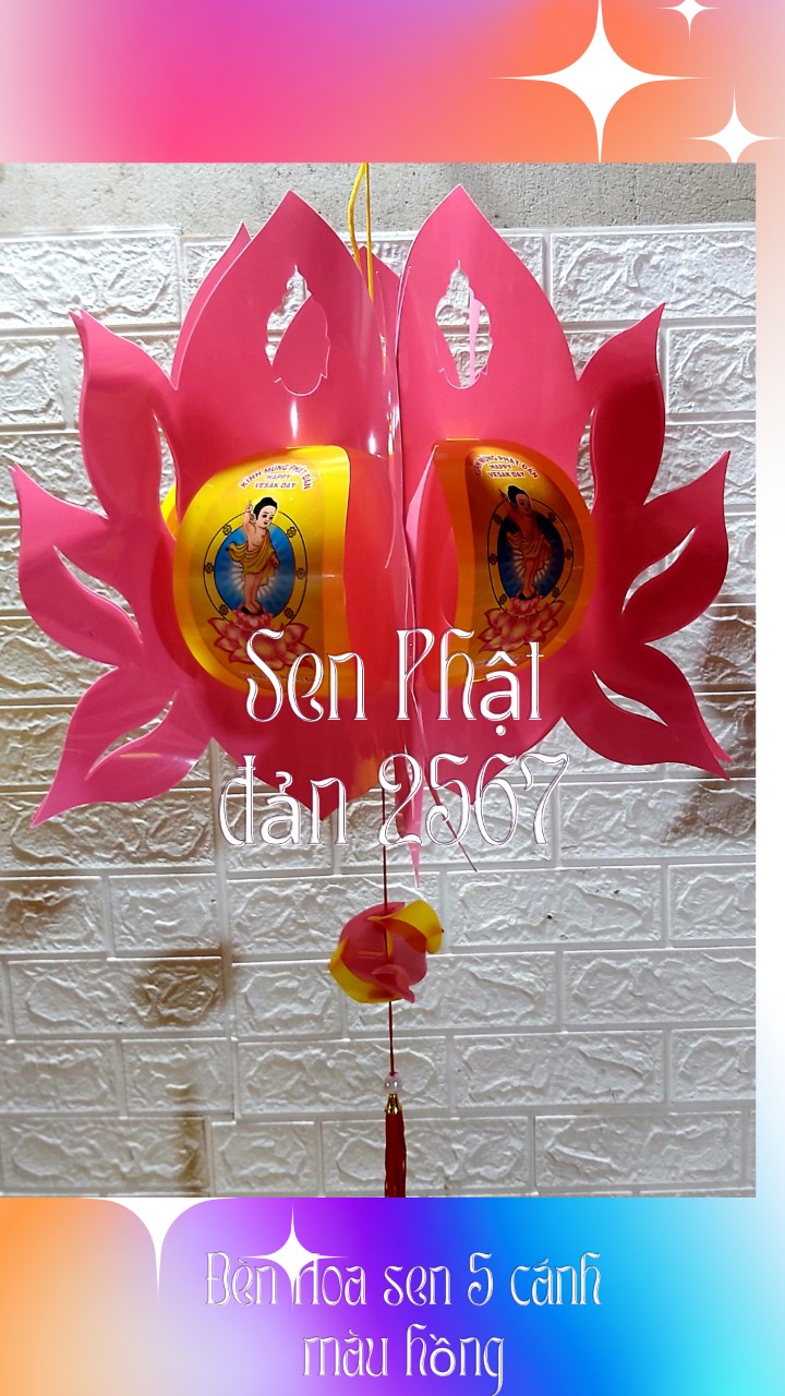 Đèn Hoa sen Phật đản 2567