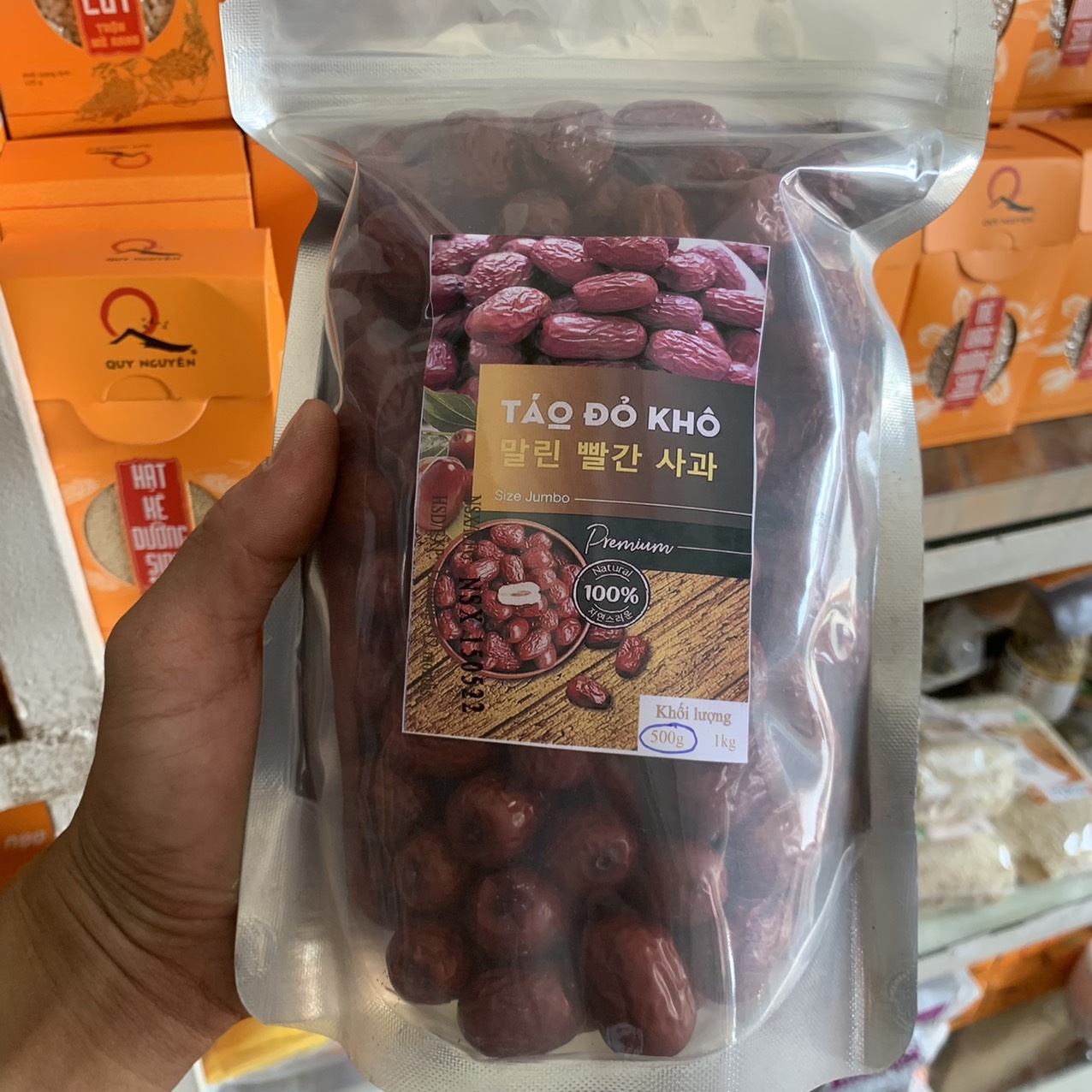 Táo đỏ sấy khô bịt 1kg