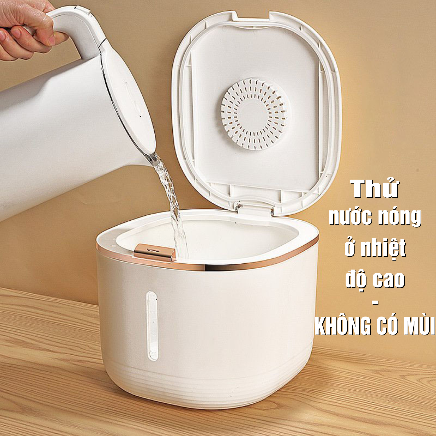 Thùng Đựng Gạo Thông Minh - Chống Ẩm, Chống Mối Mọt 5kg Và 10kg