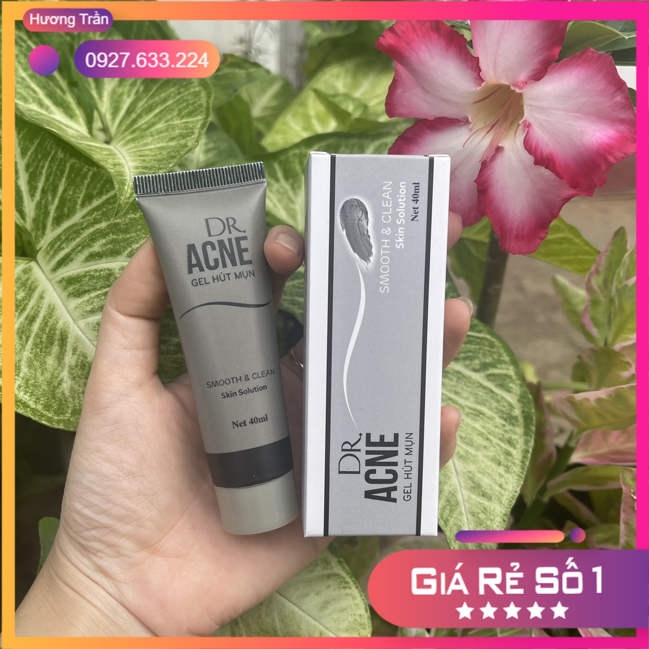 Gel hút mụn tro núi lửa thần thánh Dr Acne 40ml