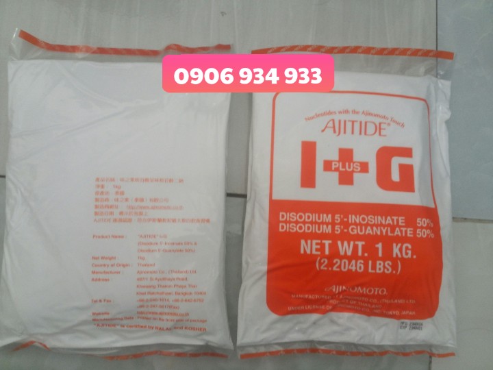 1KG Chất điều vị I+G (Ajinomoto-Nhật)