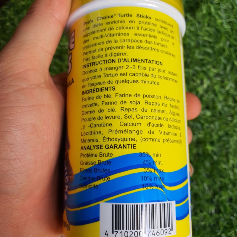Thức ăn rùa Turtle Stick cám cho rùa cảnh 100G