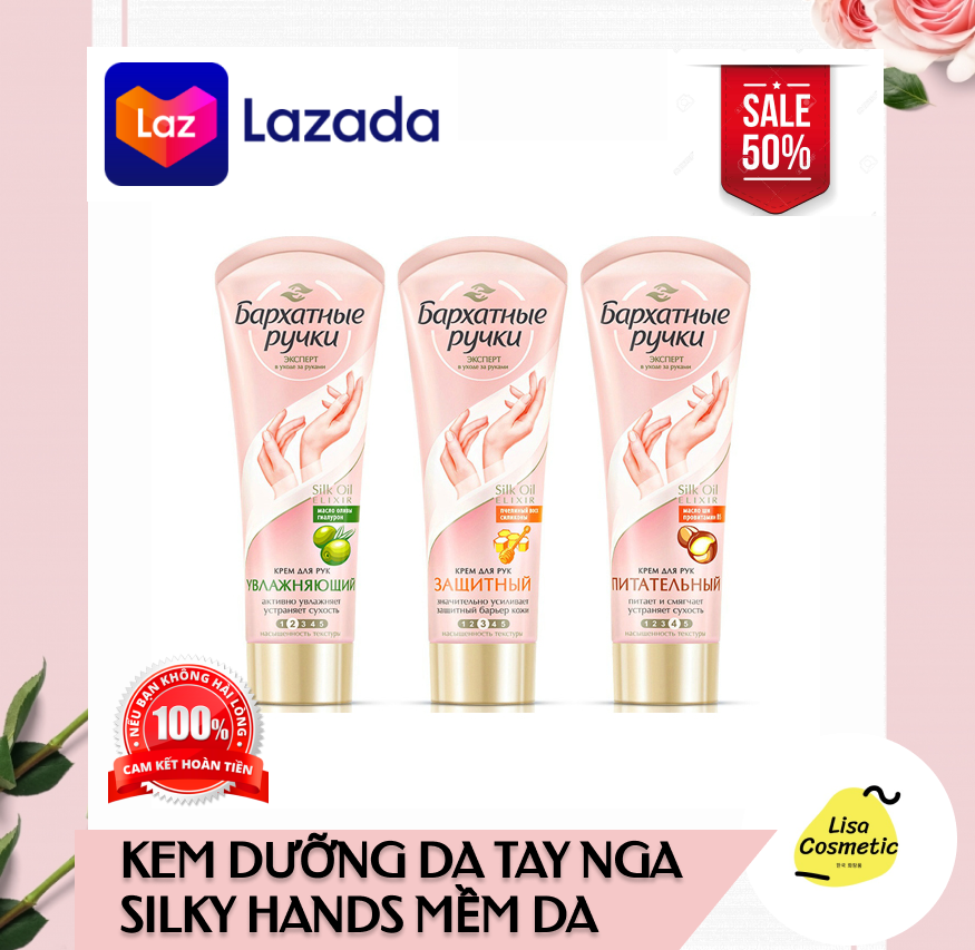 KEM DƯỠNG DA TAY NGA ( MẪU MỚI)-KEM TAY LỤA SILK NGA