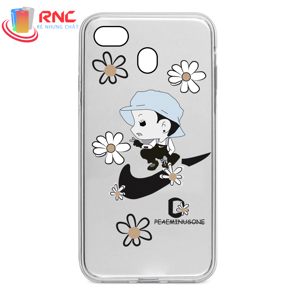 [HCM]Ốp lưng OPPO F5 Hoa Cúc Peaceminusone dẻo trong Silicone in hình(sản phẩm có 6 mẫu)