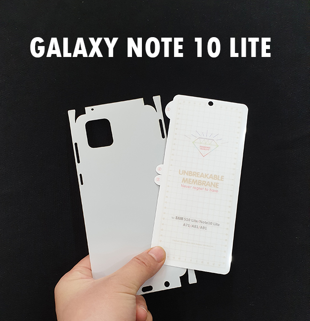 Miếng dán PPF full lưng viền Samsung Galaxy Note 10 Lite