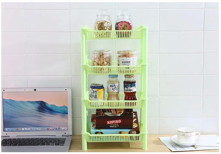 Kệ Để Đồ Chữ Nhật Đa Năng 4 Tầng Tiện Ích Nhựa Cao Cấp