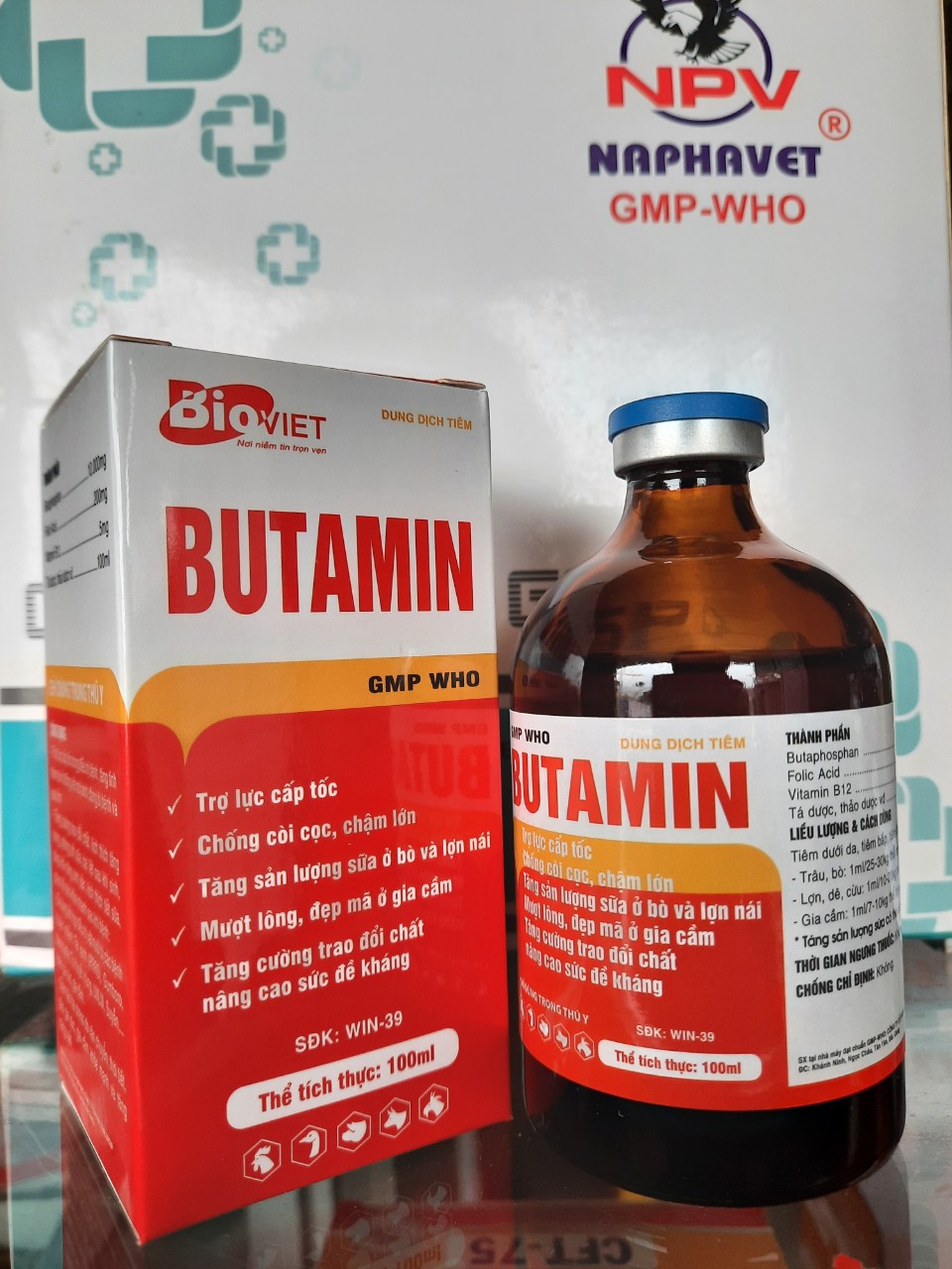 BUTAMIN B12 TRỢ LỰC GIA SÚC GIA CẦM