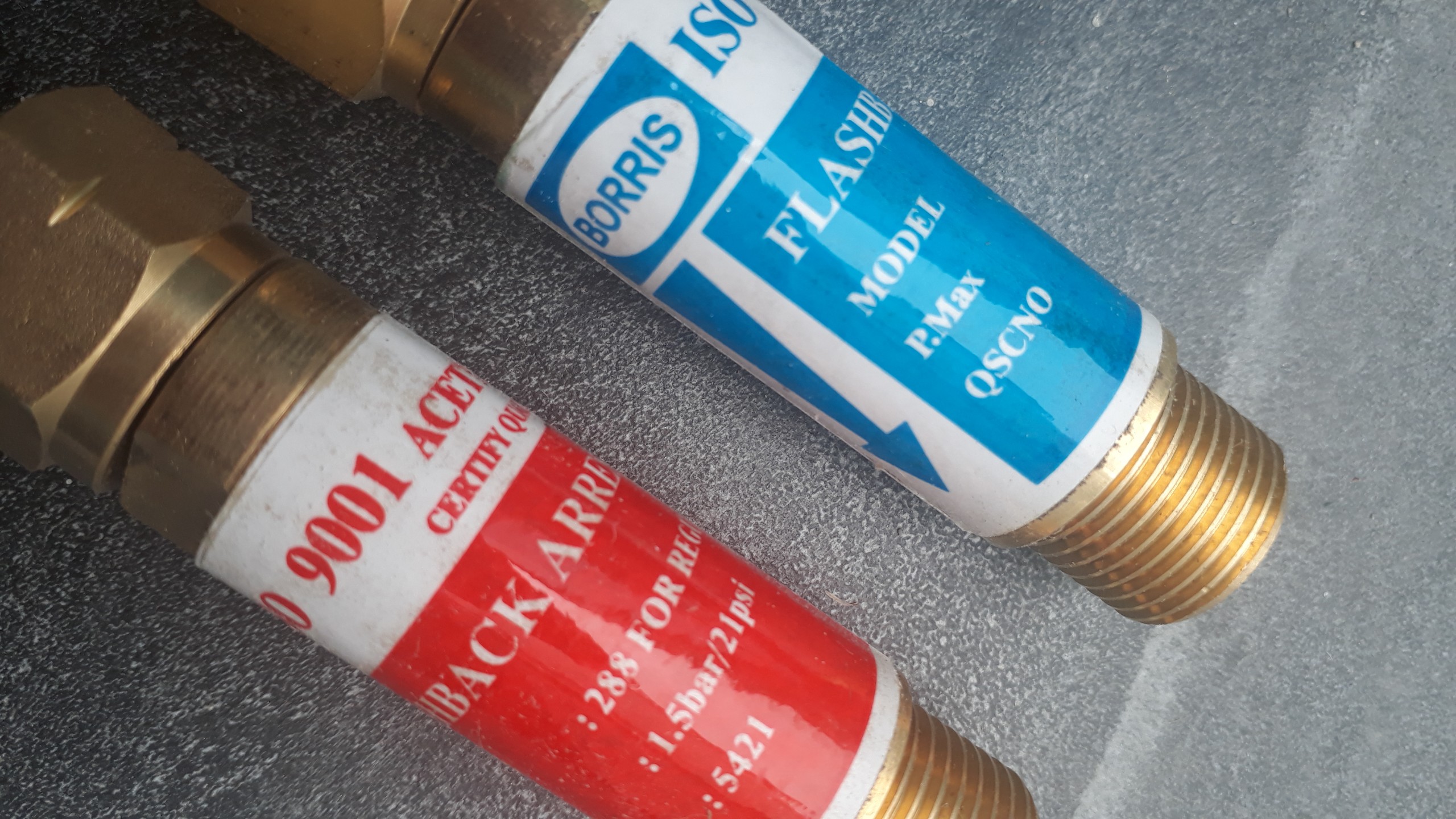 Combo  2 van chống cháy ngược( oxi + nito) (Lắp vào đồng hồ)