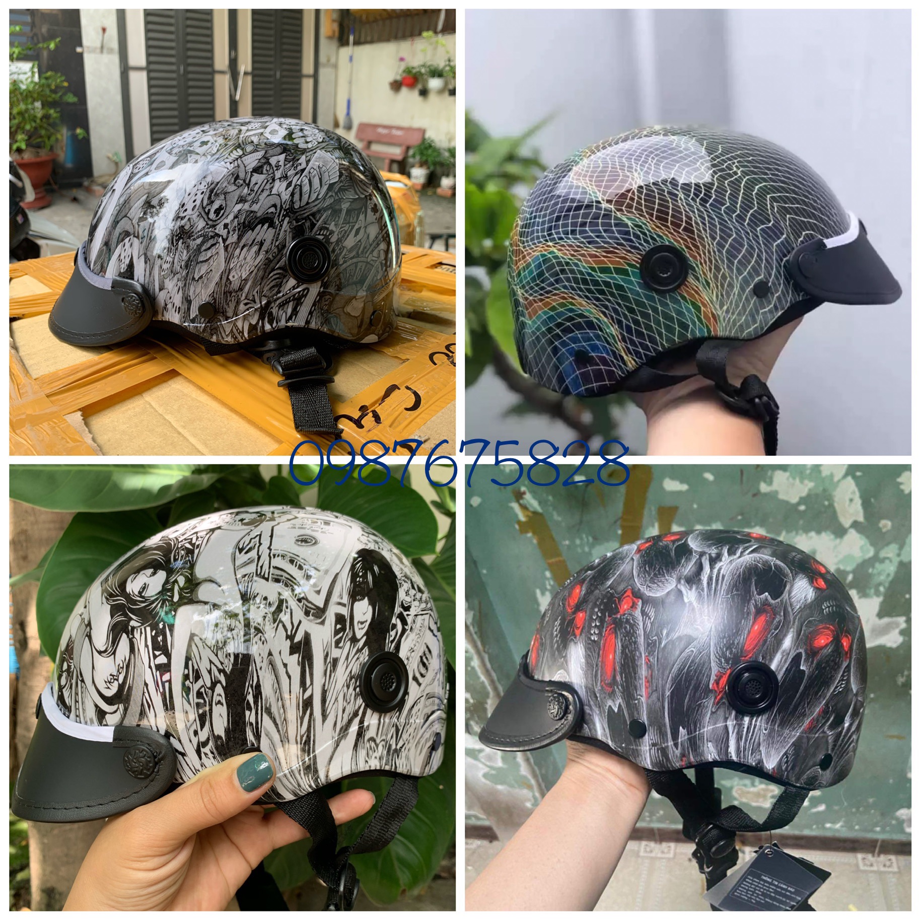 { ẢNH + VIDEO } Nón sơn nhúng carbon mẫu mới nhất 2021