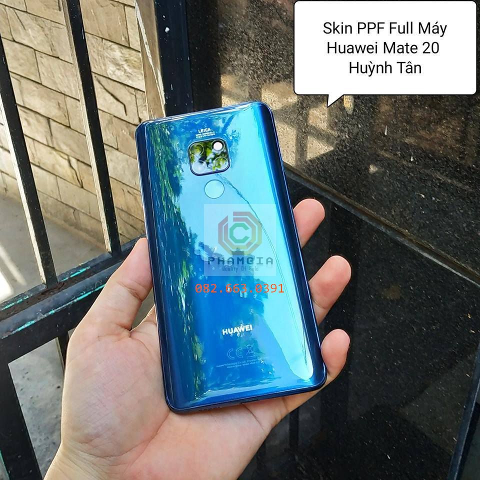 Dán PPF bóng, nhám cho Huawei Mate 20 màn hình, mặt lưng, full lưng viền siêu bảo vệ