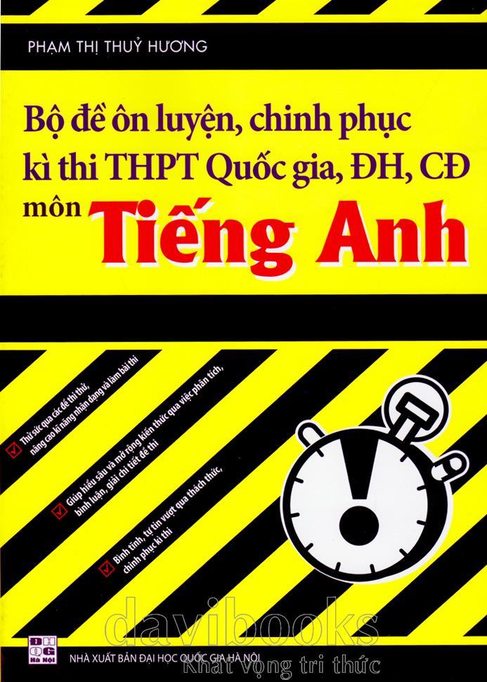 Bộ đề ôn luyện, chinh phục kì thi thpt quốc gia đh,cđ môn tiếng anh