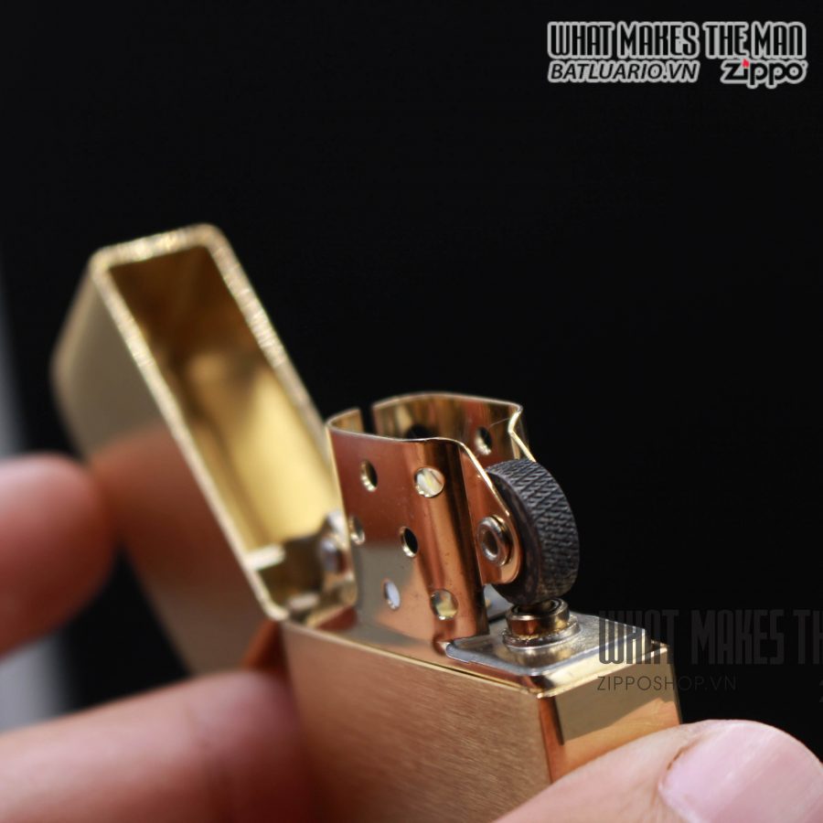 Bật lửa Zippo 1941B – Zippo 1941 tái bản Brushed Brass
