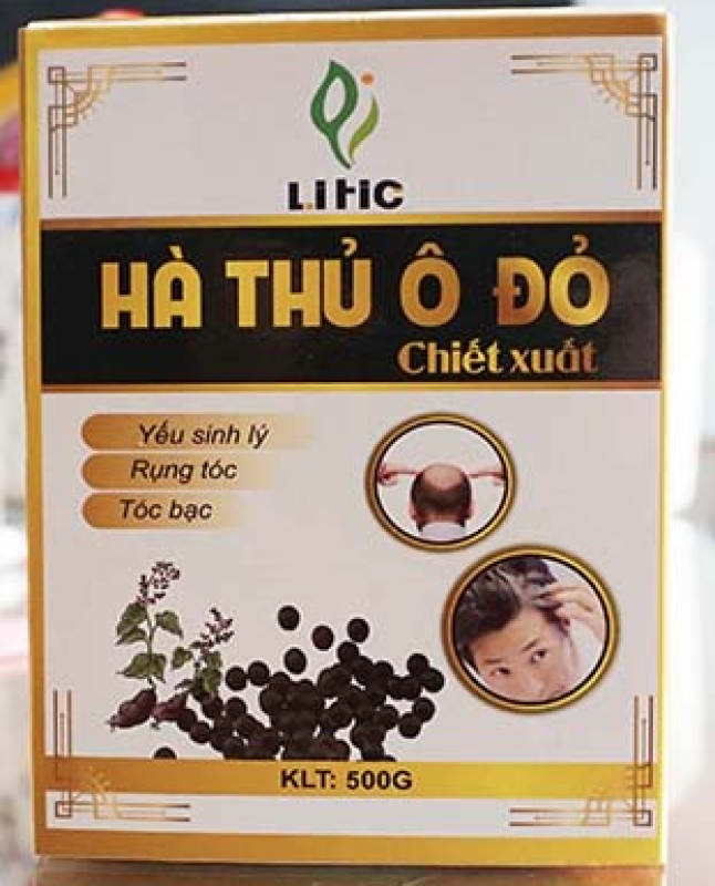 Viên uống Hà thủ ô đỏ đậu đen LITIC (500 gram): Trị bạc tóc và những tác dụng quý giá với sức khỏe