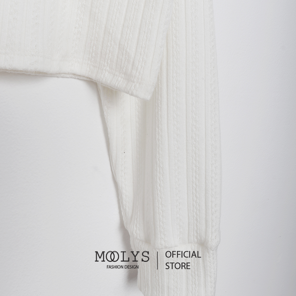Áo croptop dài tay basic Moolys MC007