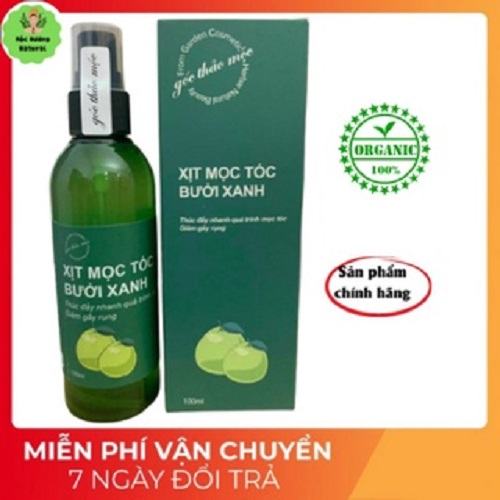 Tinh dầu bưởi xanh kích mọc tóc dày và đẹp hơn 100ml