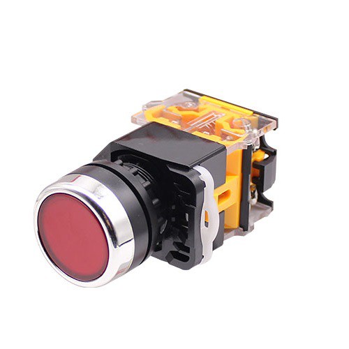 Nút Nhấn 22mm LA38-11BN màu đỏ (Nhấn tự giữ)