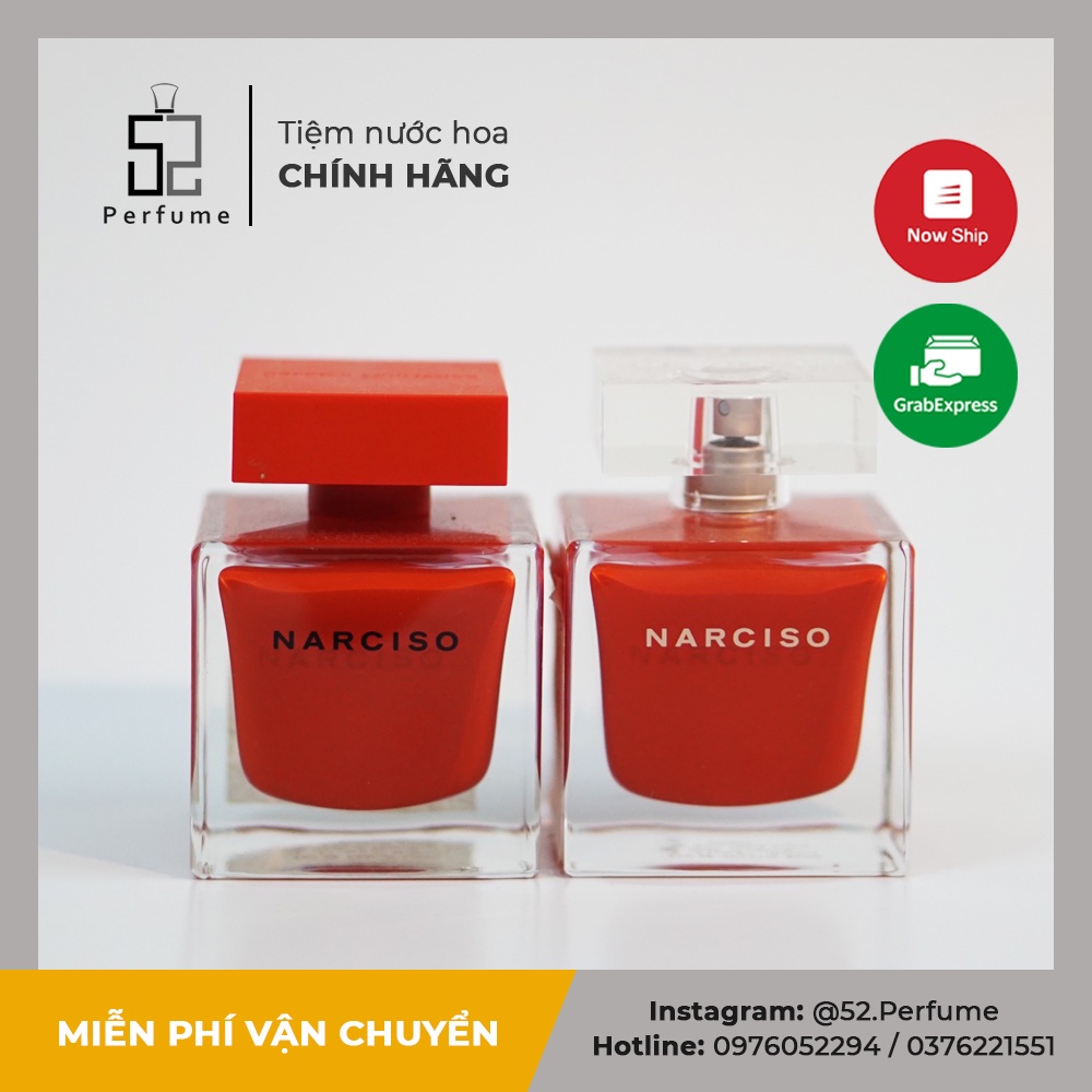 [MẪU THỬ] Nước hoa nữ Narciso Rouge (Nar đỏ) - 52.Perfume
