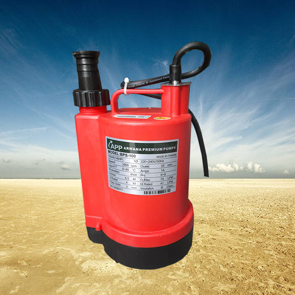 Máy bơm chìm APP BPS 100 ( Không phao )/ BPS 100A ( Có Phao ) 220V (Bơm nước thải , nước hồ )