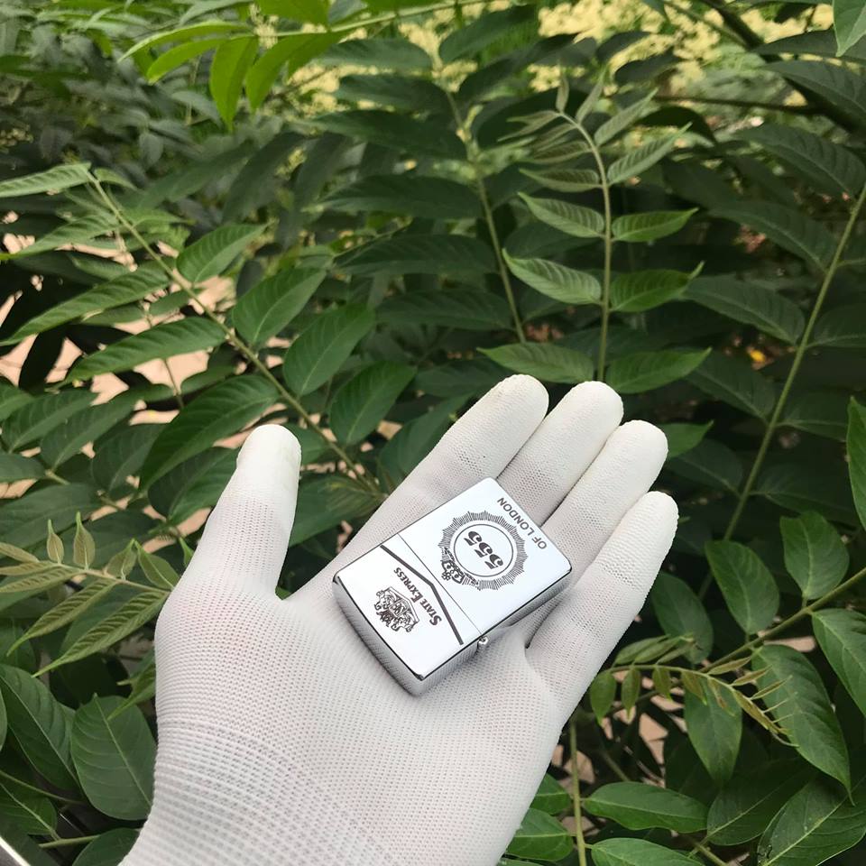 [HCM]Bật Lửa Zippo USA Khắc Logo Con Mèo - Tặng Xăng Đá