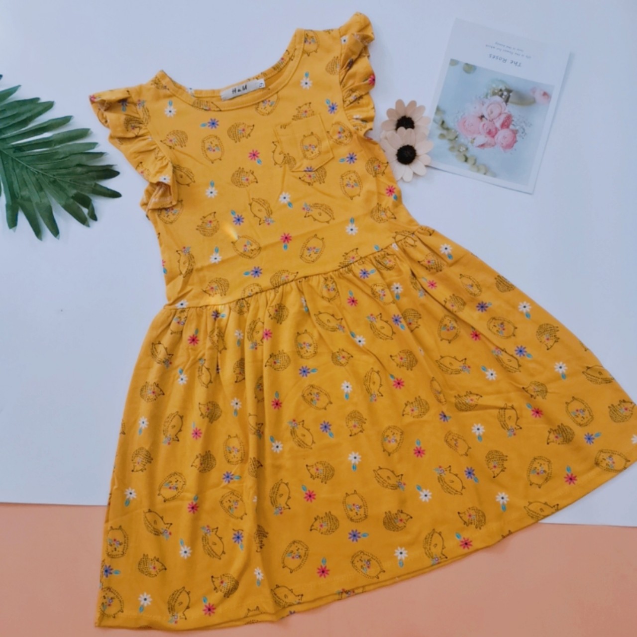 Váy bé gái size đại 20- 48kg thun cotton co giãn ( hình chụp thật video thật)