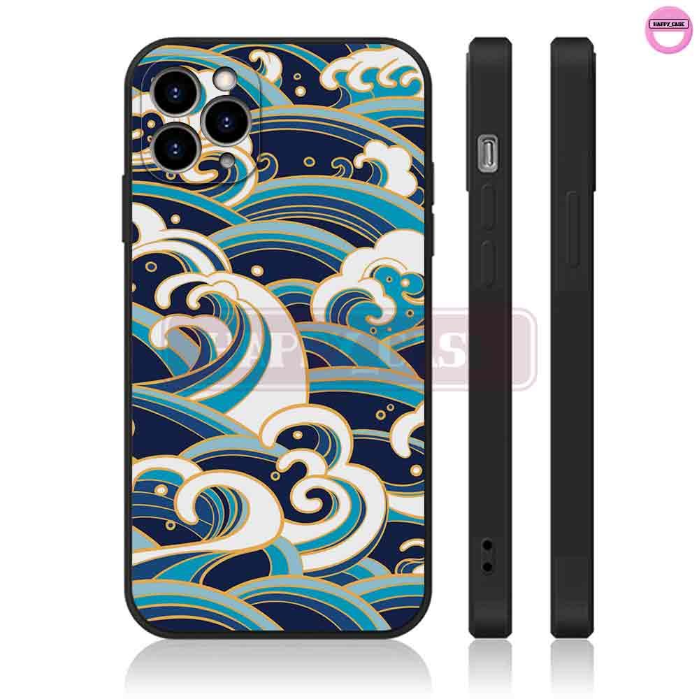 Ốp iPhone NB192 Hình Sóng Nhật Chống Sốc iPhone Happy Case